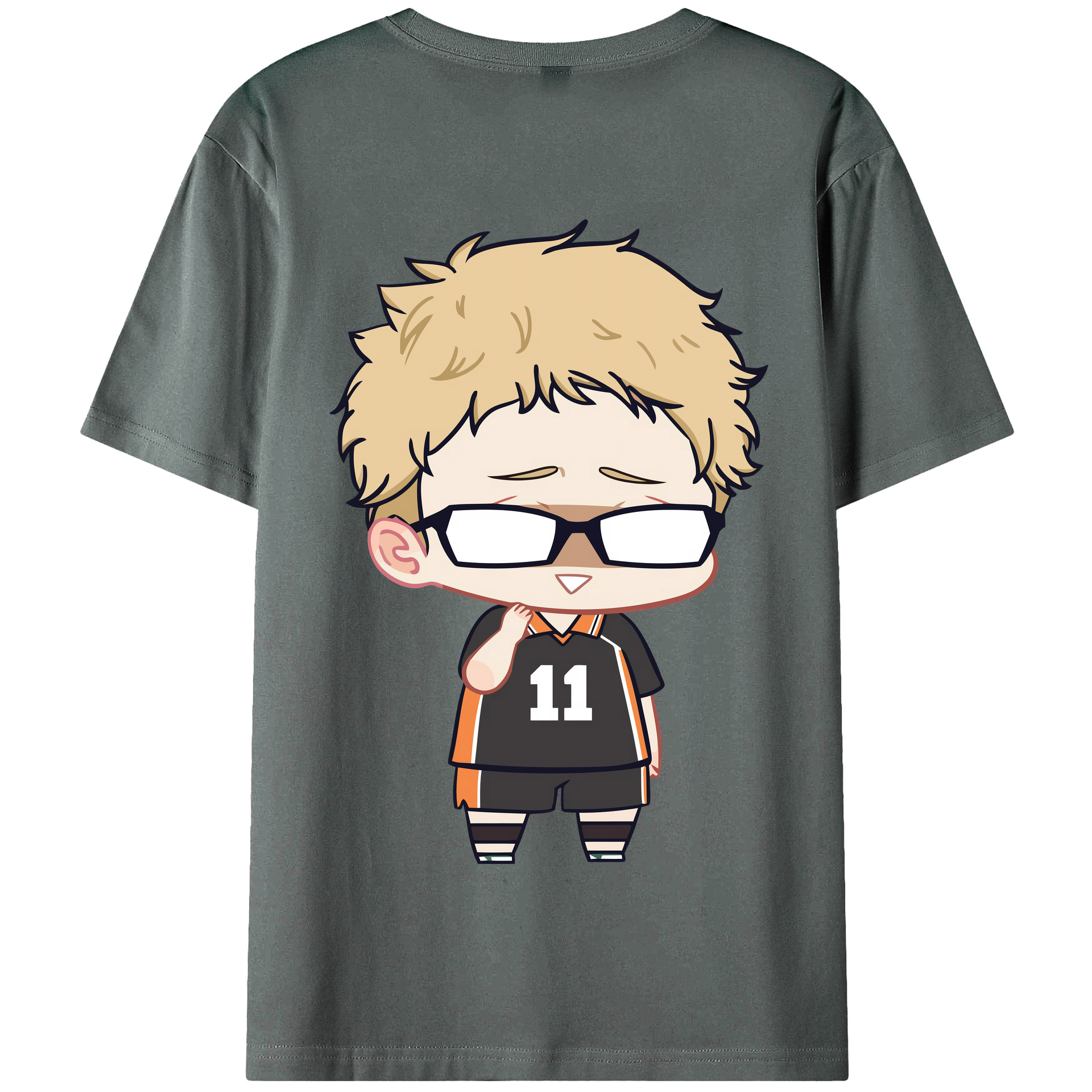 （画像用） ハイキュー!! Haikyu!! 綿100％半袖Tシャツ（背面プリント）